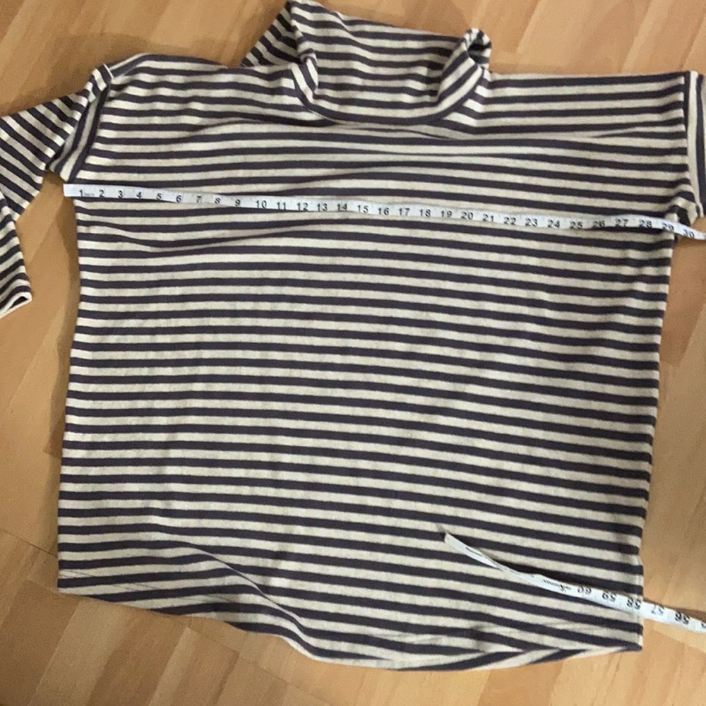 Cozy chocolate/oatmeal striped Mama B. sweater